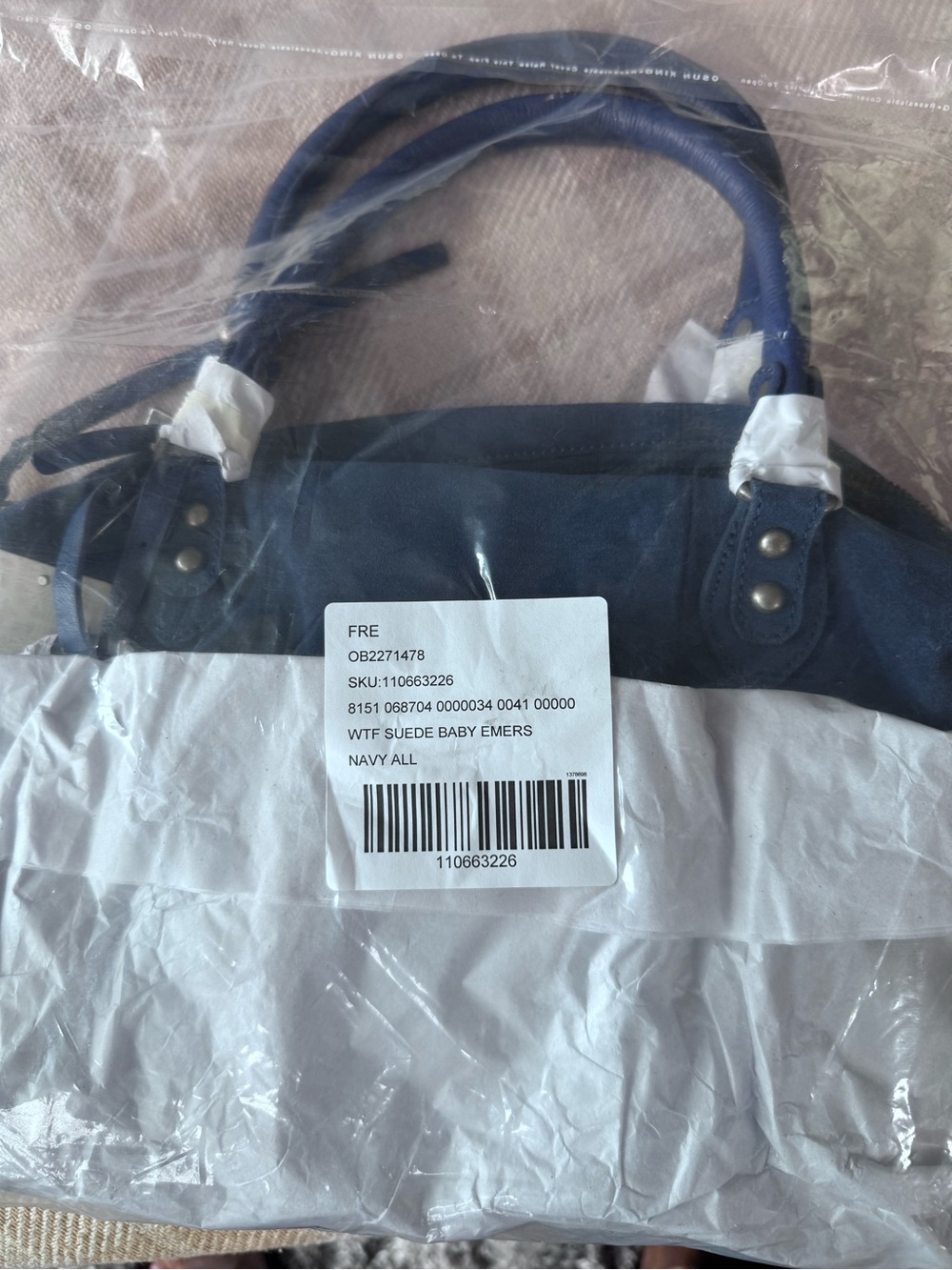 NEW Free People Baby Emerson - New Color - Gorgeous “Navy” Suede - Picture 7 of 7